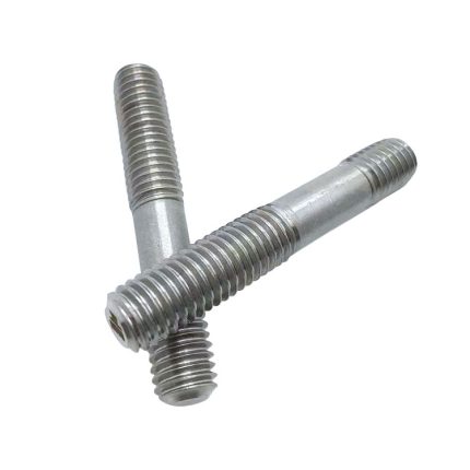 Steel stud bolts for industrial fastening and construction projects.