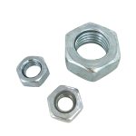 Hex Nut for DIN 934 standard, high-quality steel, corrosion-resistant finish.