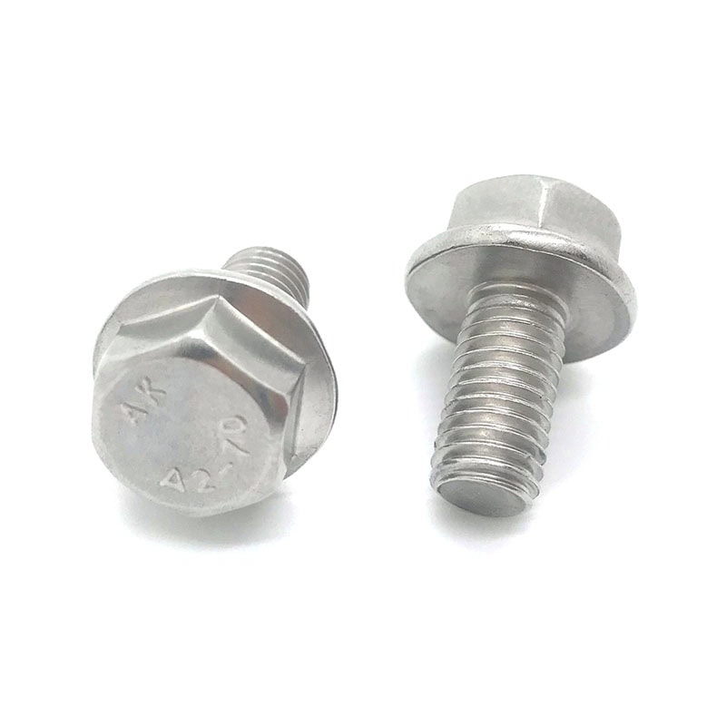 Hexagon Flange Bolts DIN6921 Without Serrated for Mechanical Parts DIN6921 Hexagon Flange Bolts Without Serrated