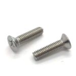 Phillips flat head machine screws for precise fastening applications.