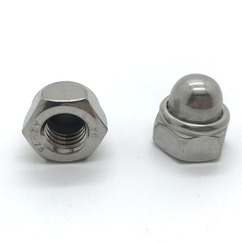 DIN986 Self-Locking Domed Cap Nut - Stainless Steel Fastener DIN986 Self-Locking Domed Cap Nut
