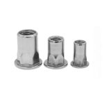 Hexagon head rivet nuts for secure fastening in various applications.