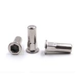 Flat Head Open End Hexagon Head Rivet Nut