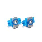 Galvanized channel nut with plastic wing for secure fastening on aluminum profiles. Ideal for constr.