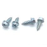 Self tapping screws with hex heads for easy installation and secure fastening.