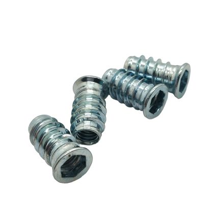 Hex socket screw thread insert nut for secure fastening.
