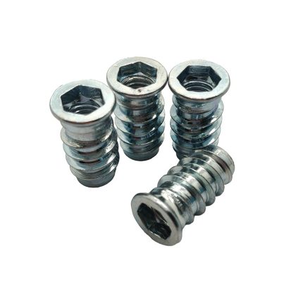 High-quality stainless steel hex socket screw thread insert nuts for secure fastening.