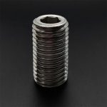 Hexagon socket set screw for mechanical fastening applications.