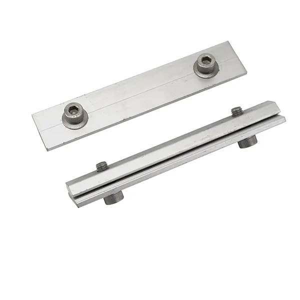 Aluminum Solar Rail Bracket Connector for Mounting Solar Brackets Aluminum Rail Connector