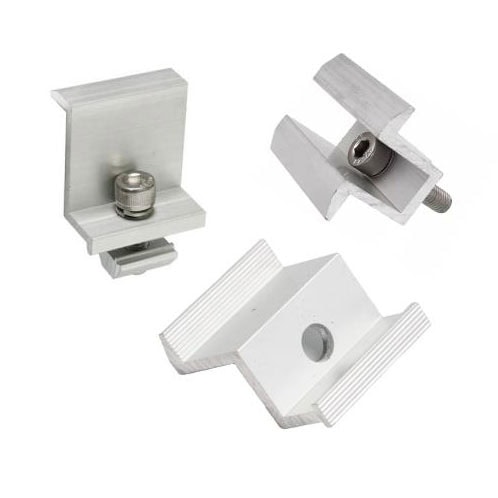 Solar Panel Aluminum End Clamp for Mounting Solar Panel Mounting Aluminum End Clamp