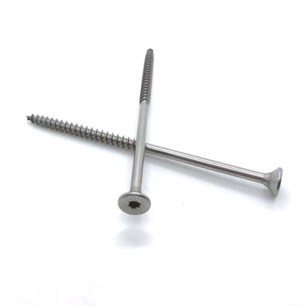 High-quality countersunk flat Torx head screw for chipboard applications. Durable and precise for se.