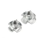 Tee Nuts with Prong for secure fastening in hardware applications.