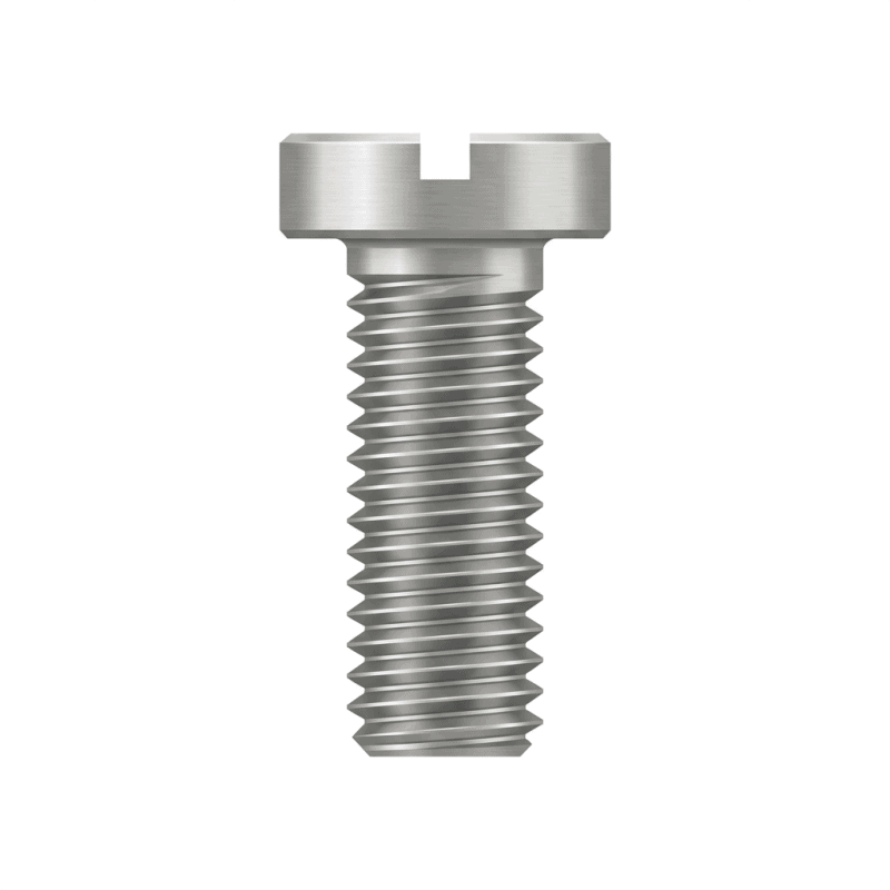 Metal screw fastener for industrial applications in Canada.