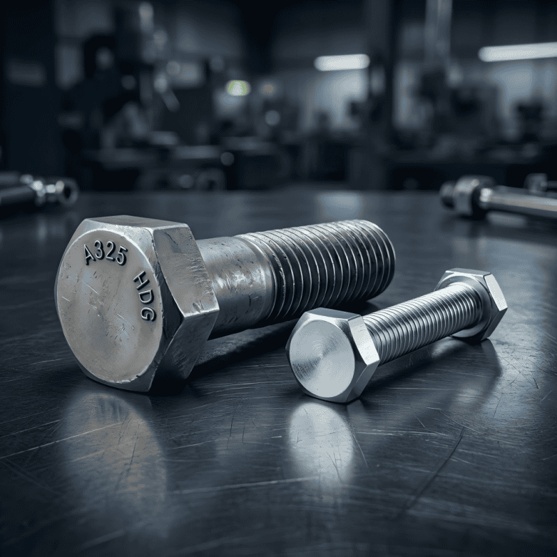 Industrial bolts for machinery assembly and mechanical parts.