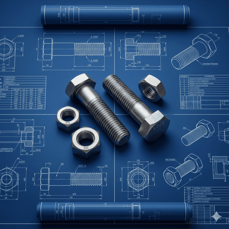 High-quality bolts and nuts for industrial mechanical parts and fasteners. Precision-engineered for.